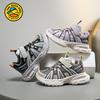 Kids Double Mesh Sport Sneakers Comfortable Footwear for School Walking Running Travel Play and Everyday Wear Sizes 27-37