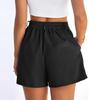 Women's Shorts Casual Summer  Color Drawstring Beach Loose Pocket Shorts