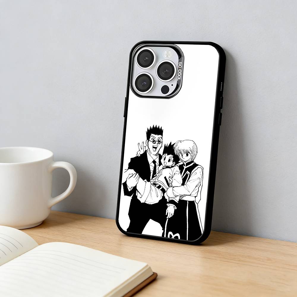 leorio & kurapika Phone Case For iPhone 17,16,15,14,13,12,11 Plus,Pro Max,XS,Colorful Silver Phone case Funda Cover