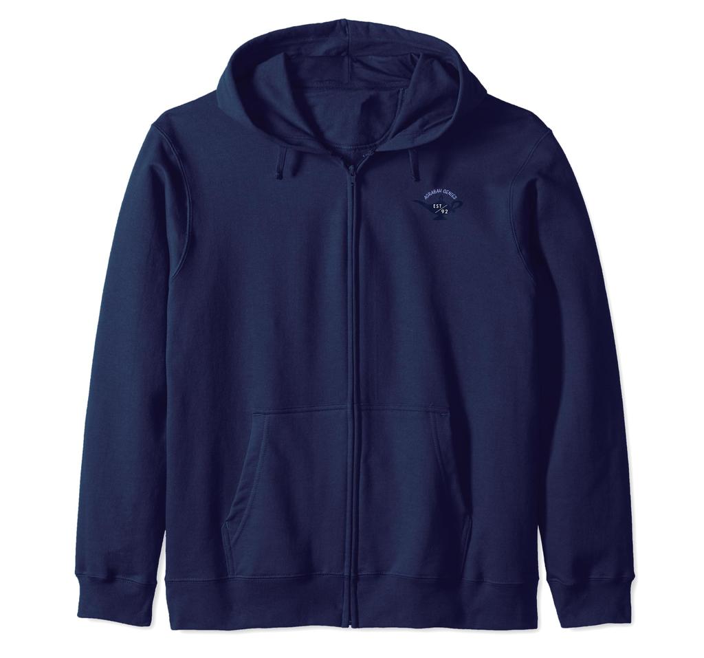 Disney Aladdin Agrabah College Pocket Front Back Zip Hoodie Genie's &