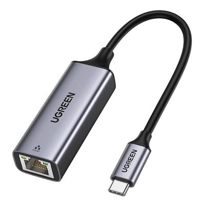 External LAN Network Card RJ45 USBC 1 Gigabit Ethernet Gray