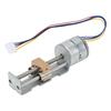 2-Phase 4-Wire Stepper Motor Linear Actuator Planetary Reducer Stepper Motor with Gearbox Mini Linear Slide Rail Stroke 34mm