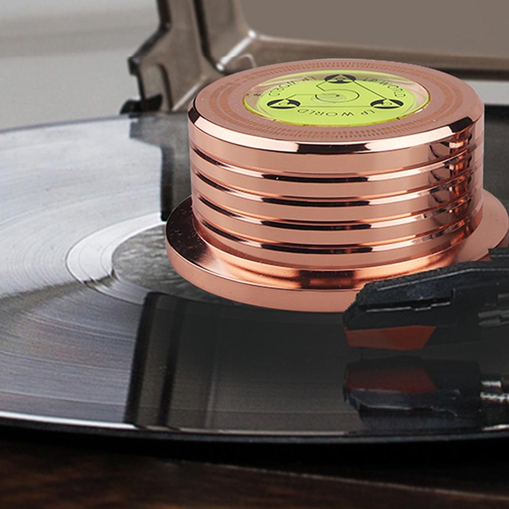 50hz for LP Recording Stabilizer Universal Vinyl Record Turntable Aluminum Player With Level Stabilizer Clamp Alloy Weight