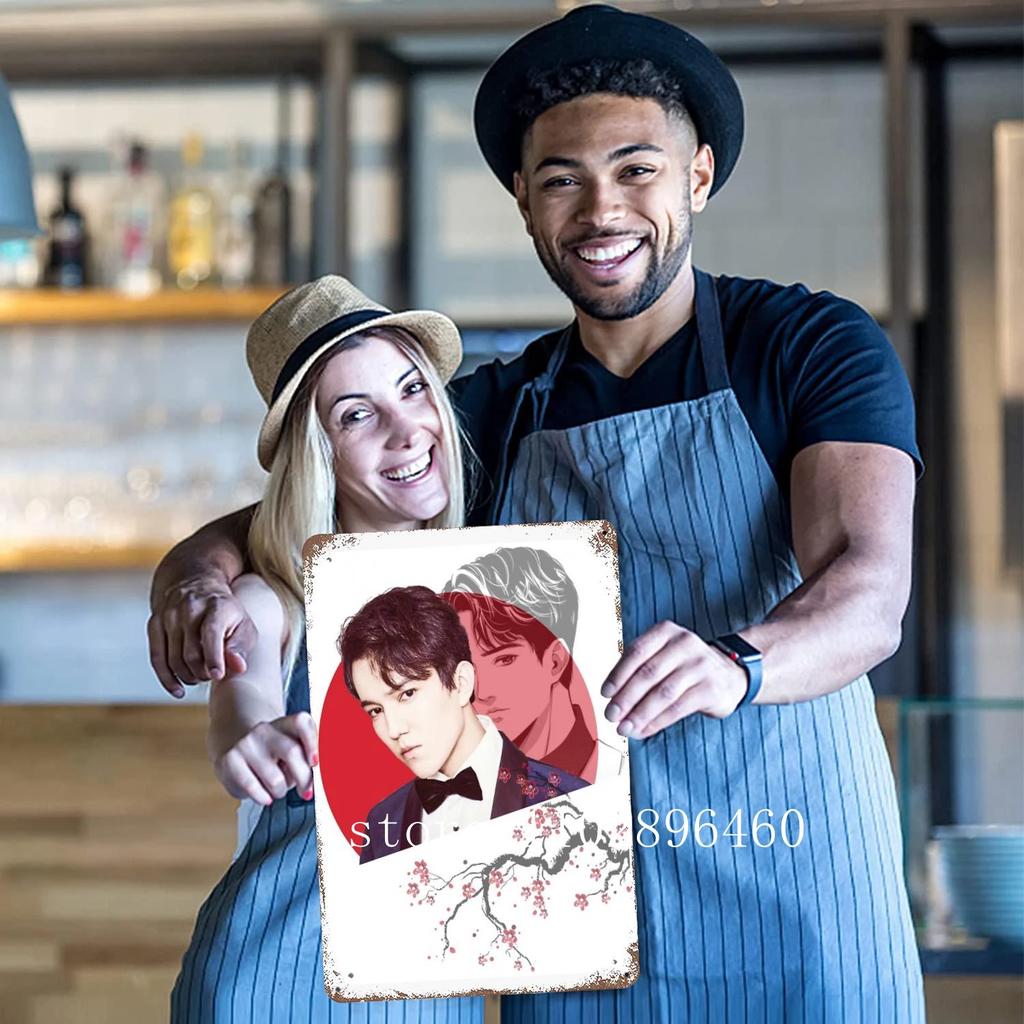 Dimash kudaibergen Nástěnné dekorace plechové cedule a značky Vintage plechové cedule Kapitan kovový plakát Dekorace pro bar hospodu klub Nástěnná dekorace