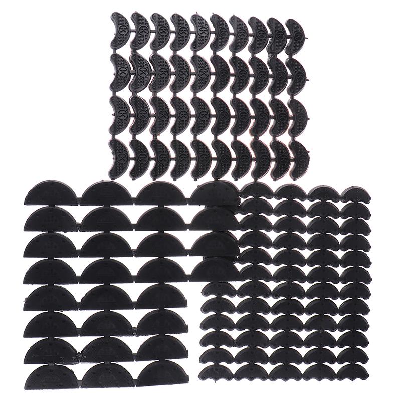 14/20/30 Pairs Rubber Heel Savers Toe Plates Taps Diy Shoe Repair Pads