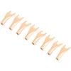 B03B-8PCS HIFI Banana Y Spade U/Y Gold Plated Pure Copper Screw Fork Hifi Speaker Spade Connector Plugs Easy To Use Copper
