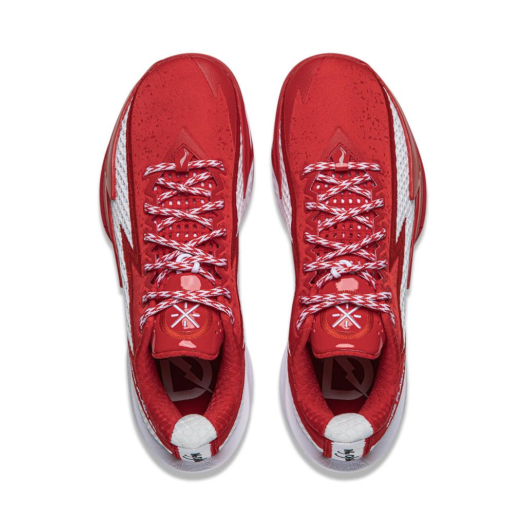 Li Ning Wade Lightning 2 Basketball Shoes Men Sneaker Red White ABPV013-5