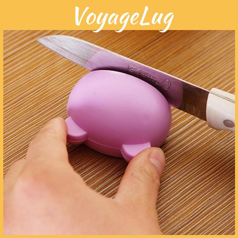 Cartoon Sharpening Whetstone Antislip Sharpeners Household Kitchen