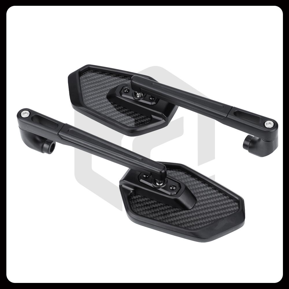 For Aprilia SR GT 200 / 150 / 125 / 400 / Replica / Carbon Fiber Motorcycle Rearview Mirror CNC Espejos Motorcycle Accessories Black Carbon Fiber