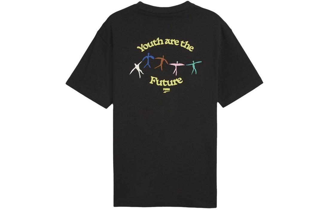 PUMA Downtown GRAPHIC TEE T Shirt Men s Black 626097-01 M