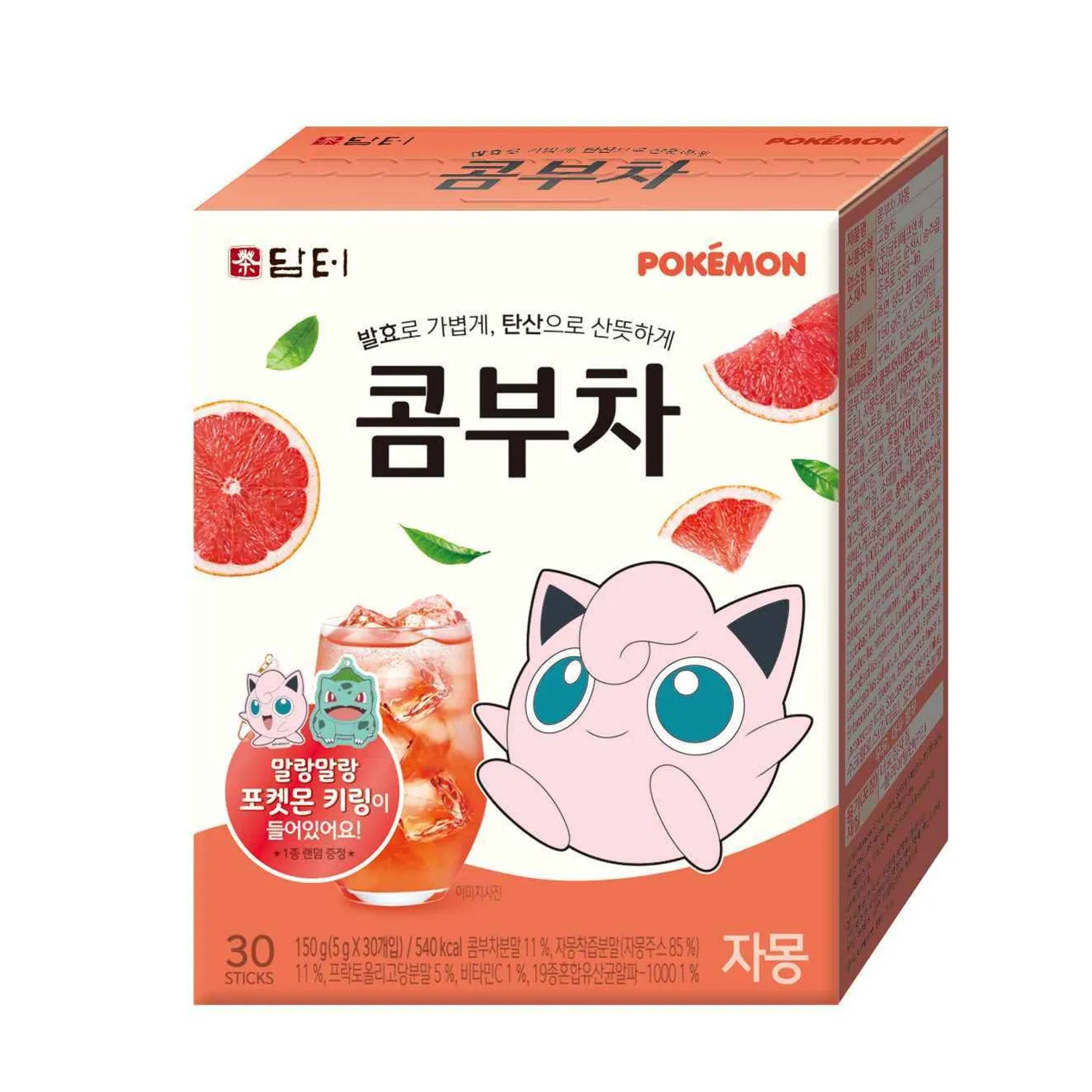 Damtuh Pokemon Kombucha Grapefruit 30T Kombucha Grapefruit 30T