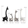 Deer Figurines Set, Polyresin Family Decor, Living Room, TV Cabinet, Modern Art of Four
