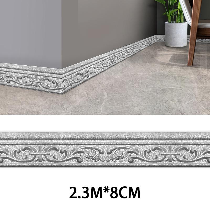 Waterproof And Impact-Resistant Edge Banding For Background Walls Living Room Decorations, And Wall Stickers