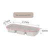 304 Stainless Steel Bento Box with Compartmented Sealing, Fat-Reducing Design, and Flavor-Protecting Features for Refrigerator/Freezer Use.