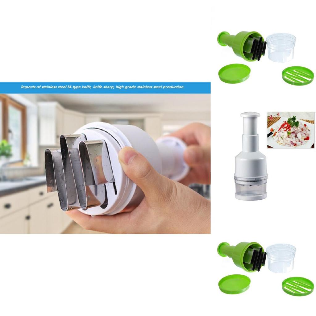 Kitchen Multifunction Garlic And Onion Chopper With Stainless Steel Blade For Home Cooking