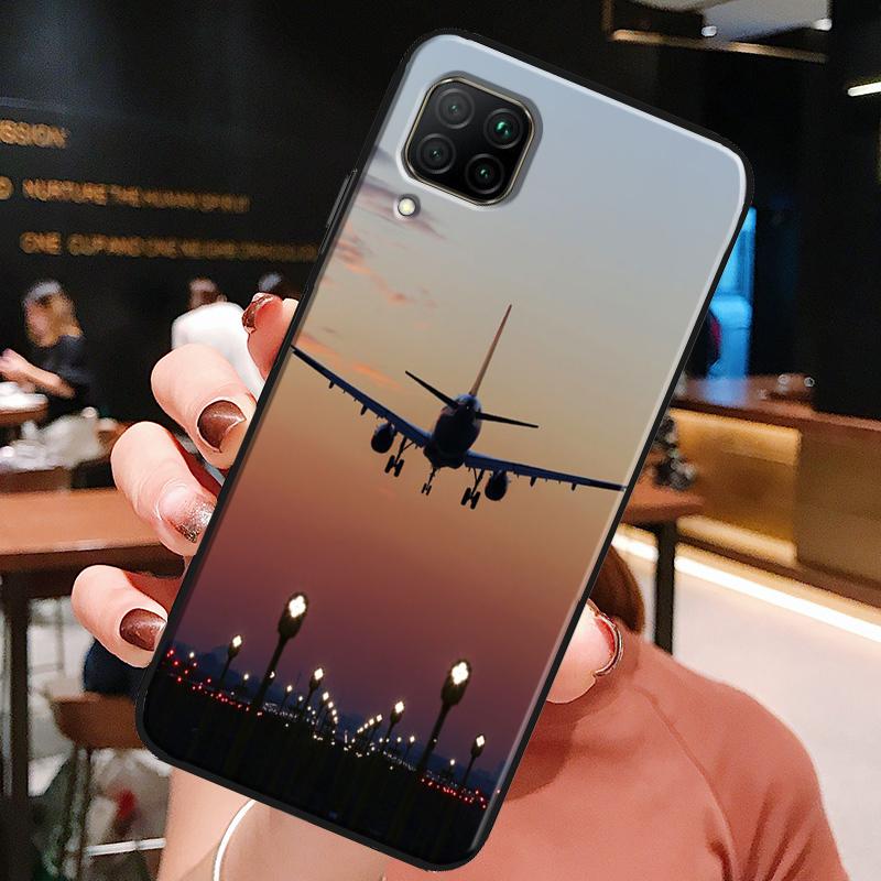 airplane Travel  Flying For Huawei Honor X8a X7a X9a X8 50 70 90 Lite Magic5 Pro P20 P30 P40 P50 P60 Nova 9 5T Case