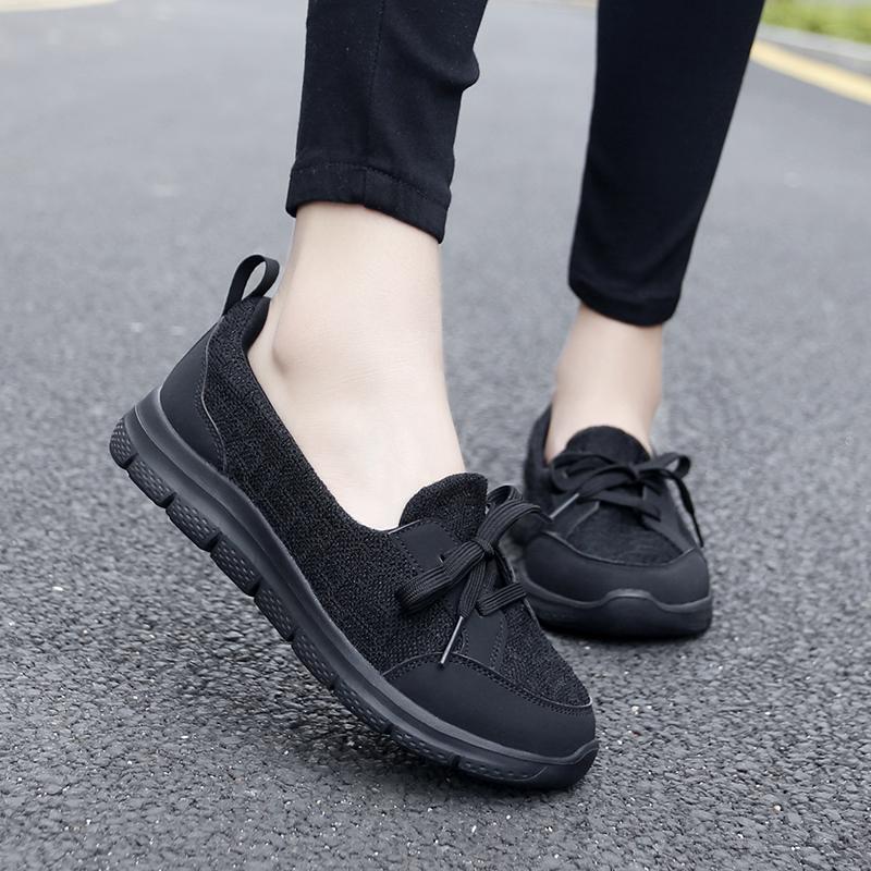 Women’s Summer Casual Outdoor School Student Shoes Lightweight Girls Sneakers Plus Size Slip on Shoes