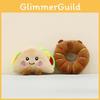 Soft Plush Capybara Keychain With Sandwich And Donut Shapes For Giving Gift