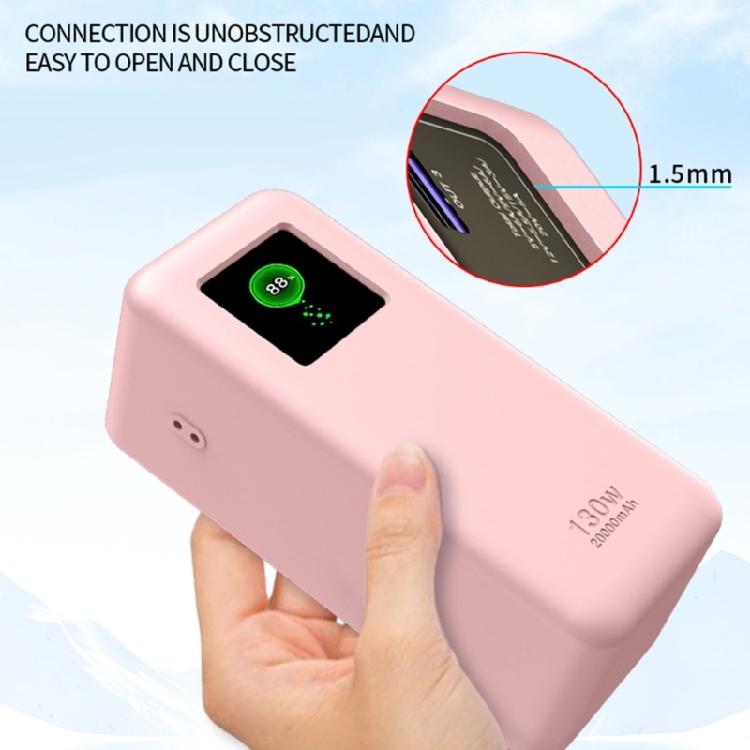 Durability Silicone Shell For  20000mAh 130W Powerbanks Cover NonSlip Grip Dustproof Protections Cover Sleeve