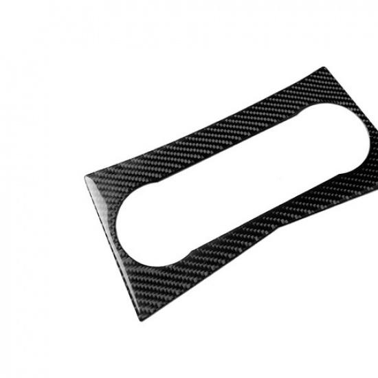 Auto Carbon Fiber Center Console AC Panel Cover Trim For Benz C W204 2007-2010