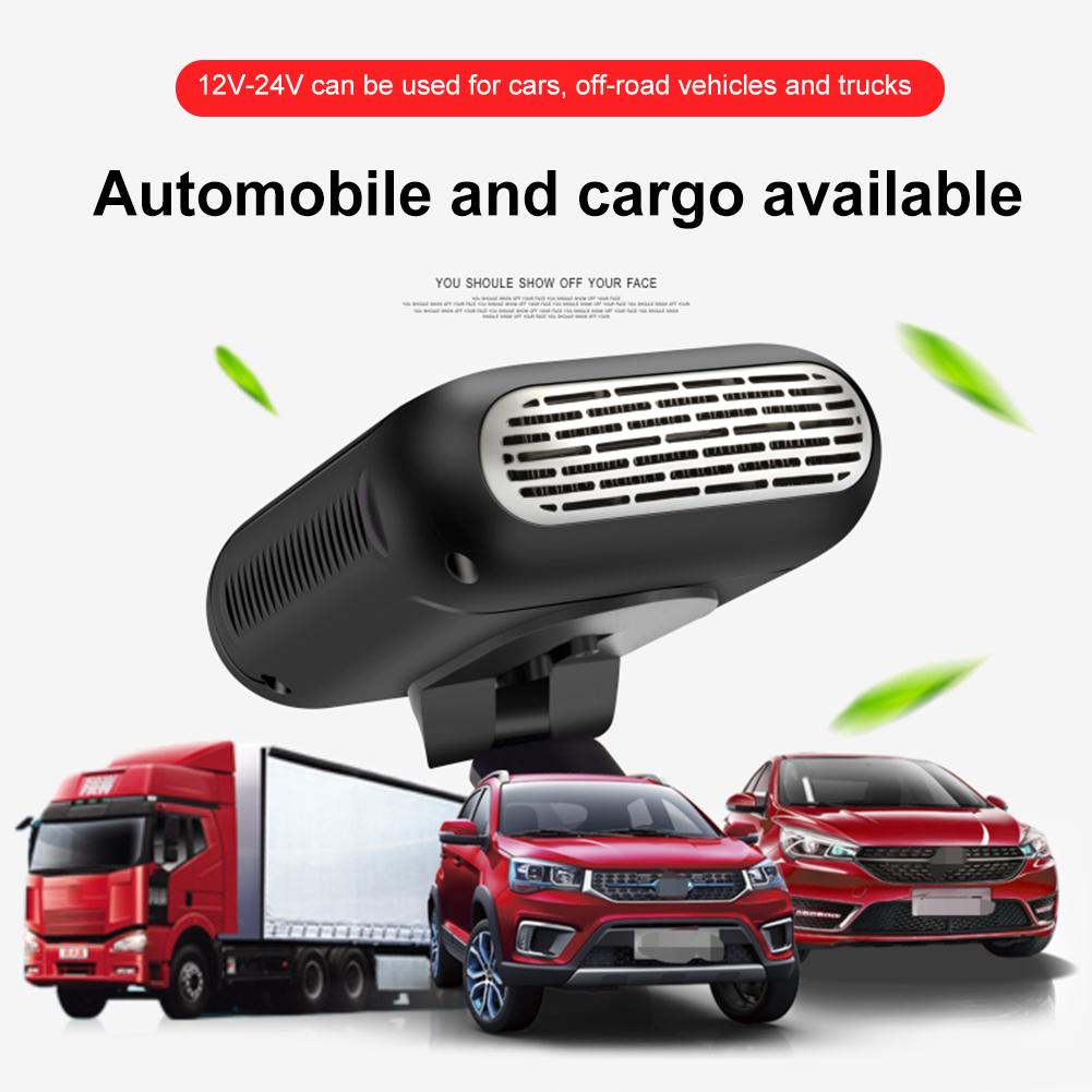 Car Heater Demister Defogger 12V/24V Windshield Defogging Defrosting Heater Universal Angle Adjustment Auto Accessories CT01