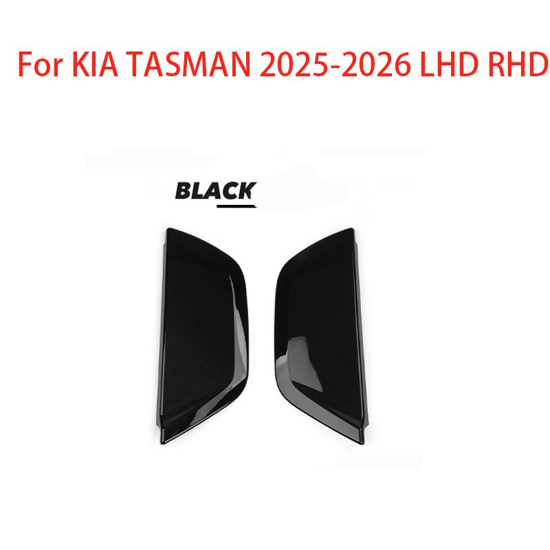 2/4pcs Automotive Exterior Trim Window B-Pillar/C-Pillar Decal Post Trim Cover ABS Material For KIA TASMAN 2025-2026 LHD RHD C Pillar Black