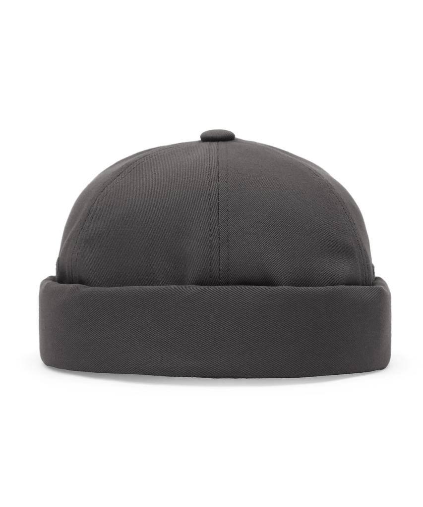 Eondeokeonteulol Cotton Brimless Cap Mold Cap / Twill Cotton / Charcoal