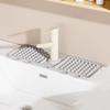 Silikonmaterial Wasserhahn Tropfschale Anti-Rutsch Zuschneidbares Design Küchenhahn Barriere Wasserabsorbierend Einfach zu Bedienen