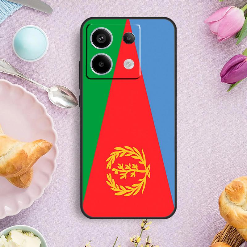 Eritrea Flag Case For Xiaomi Redmi Note 15 Pro Plus 10 11 12 13 14 Pro Cover For Redmi 14C 15C 12C 10C 13C