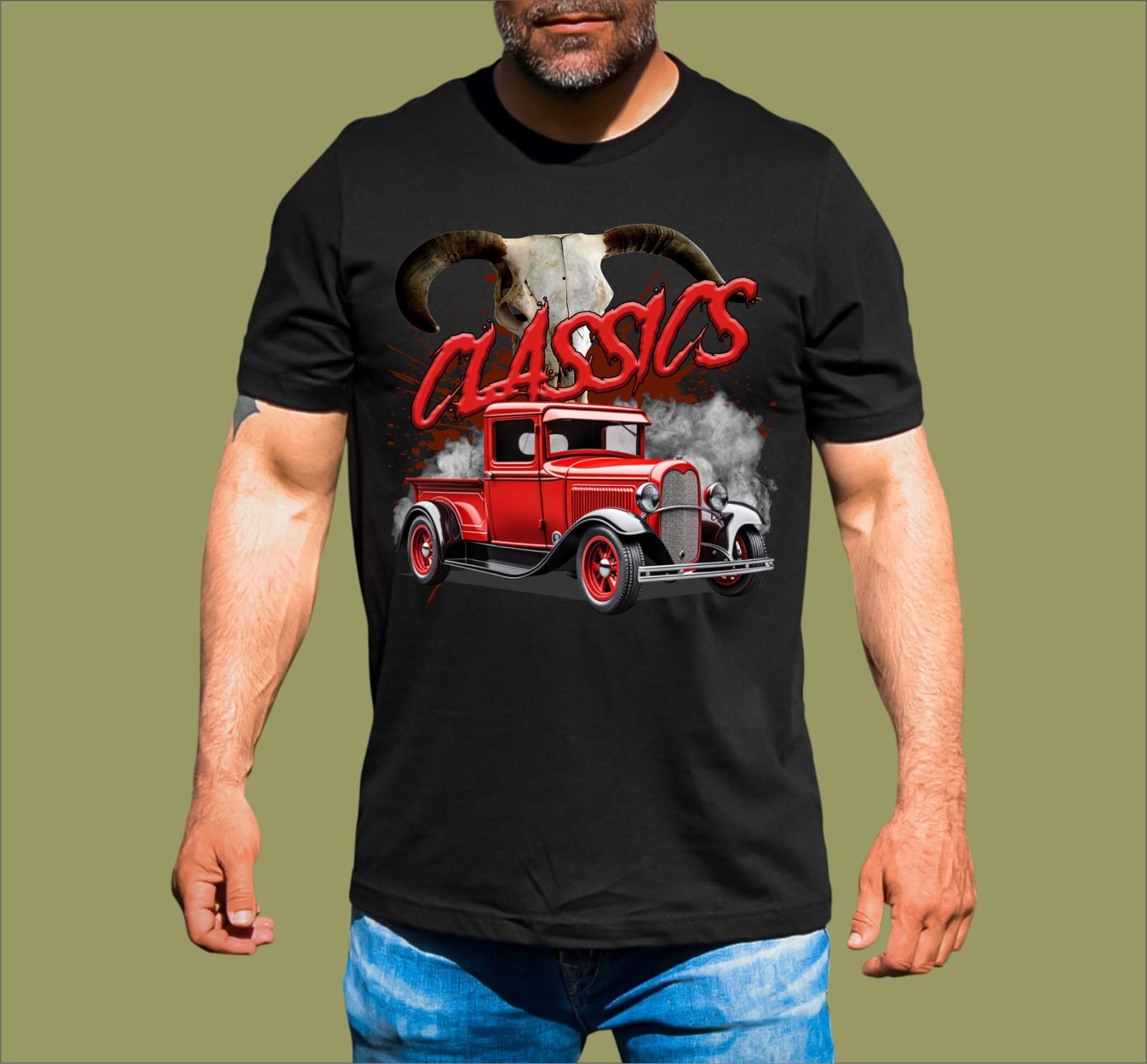 VINTAGE FARM TRUCK T-SHIRT S