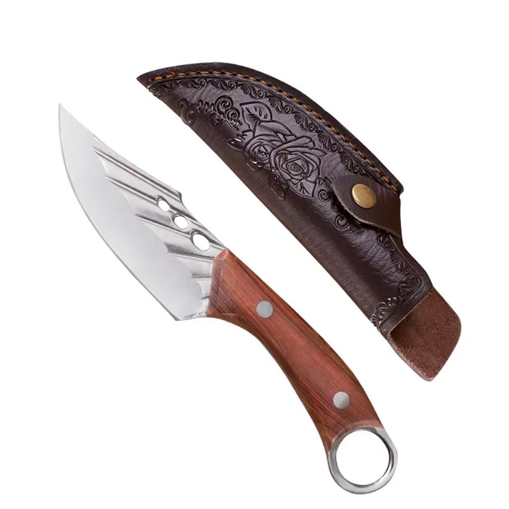 hickened Stainless Steel Embossed Boning Knife, Slicing Knife, Fruit Knife, Multifunctional Household Knife
