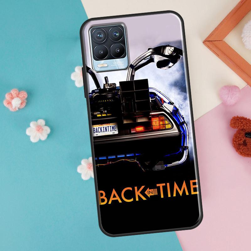 Back To The Future Time Machine For OnePlus 11 10 Pro 10T Nord CE 2 Lite Realme C55 C35 C33 C31 C30 C21Y GT Neo 5 3 2T Case