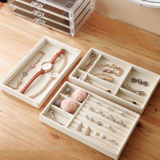 Scatola Espositore per Gioielli Multi-Scomparti in Legno Antipolvere Facile da Pulire Scatola Porta Gioielli per Braccialetti