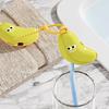 Banana Toothbrush Case Holder Toothpaste Dispenser Portable Travel Storage Box Waterproof Tooth Brush Caps Holder for Travel Daily Use