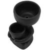 Plant Holder DIY Mini Cute Humanoid Black Ceramic Flower Pot for Flowers Succulents Household