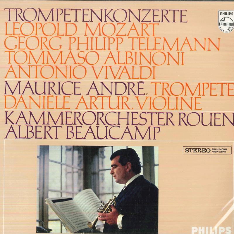 

LP Record MAURICE ANDRE DANIELE ARTUR KAMME Mozart Telemann Albinoni Vivaldi Tr 802710DXY PHILIPS Netherland Classical Used