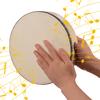 8 Inch Wooden Hand Drum Kids Percussion Toy Wood Frame Drum