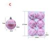 6PCS DIY Christmas Ball Pendant Paintings Xmas Tree Ornament New Xmas Tree Charm  New Year