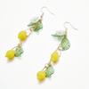 able Creative Cute Lemon Pendant Fruit Food Earrings for Women Girls for Summer Vacation Fruits Ear Hooks Drop Earring