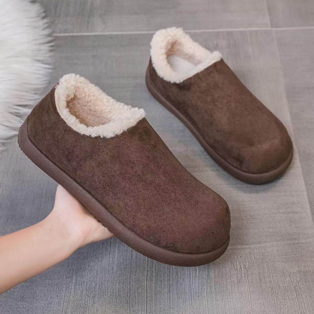 22 new autumn and winter lightweight thick-soled non-slip snow boots warm Birkenstocks