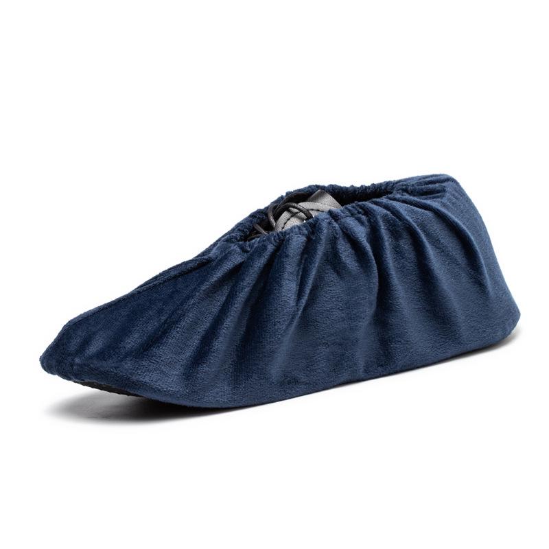 Reusable Indoor Fleece Shoe Covers - Washable, Thickened Fabric for Adults and Kids