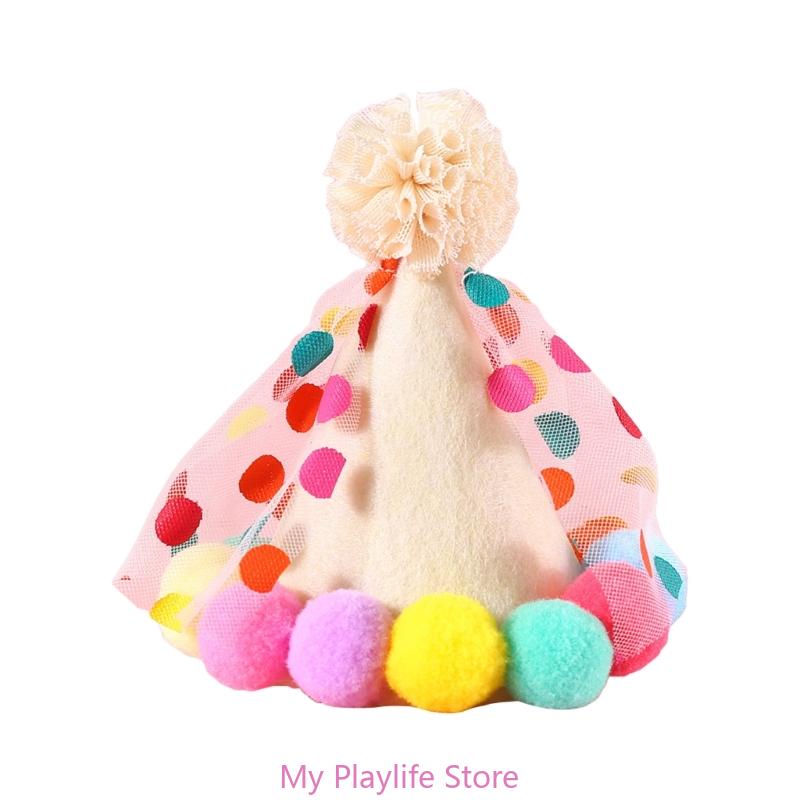 

Кошачья шляпа, банданы, набор для празднования дня рождения, костюм для маленьких собак, реквизит для праздничной вечеринки, аксессуары для костюма принцессы