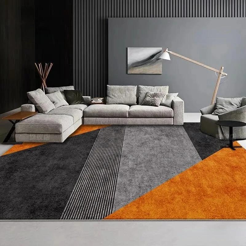 Modern Light Luxury Carpets Nordic Bedroom Carpet Large Area Living Room Decor Floor Mat Home Study Lounge Minimalist Style Rug