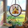 Halloween Suncatcher Hanging Decoration Ghost Pumpkin Witch Black Cat Castle