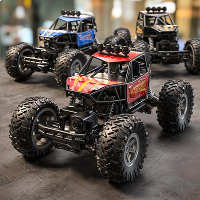 Children's Toy Remote Control Off-Road Climbing Car Rechargeable High-Speed Drift Big Foot Racing Car Model Boy's Birthday Gift