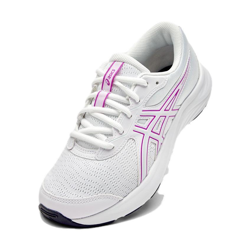 Asics CONTEND 9 Low Top Kids' Running Shoes White Purple - 1014A337-101