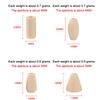 100Pcs Oval Natural Wooden Loose Spacer Beads For Diy Handmade Bracelet Necklace Jewelry Making Accessories Materials