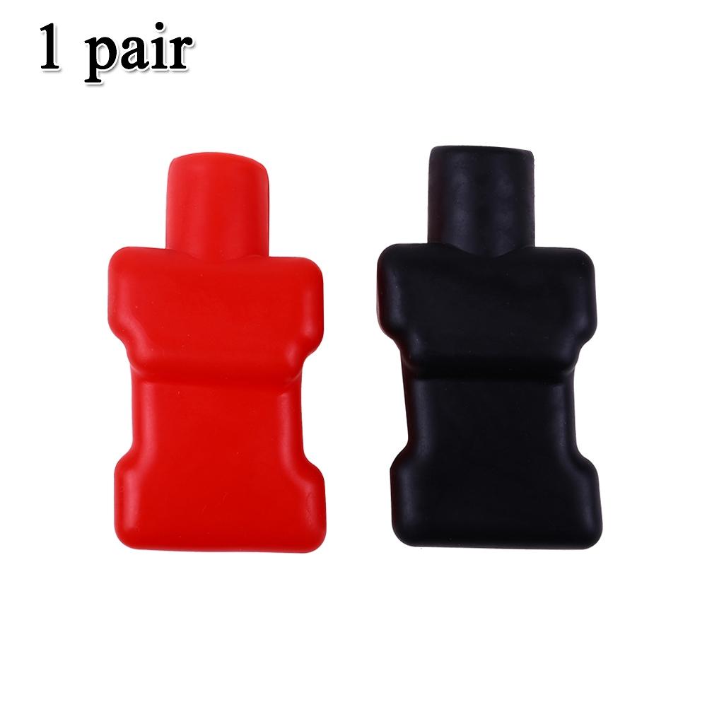 Accessories Battery Terminal Cover Set Auto 2Pcs Rubber Wear resistant