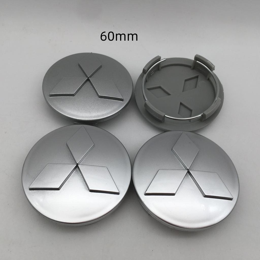 4pcs 3D 60mm 81mm for Mitsubishi Car Wheel hub emblem Center Cap Badge covers sticker Decals styling auto Accessories