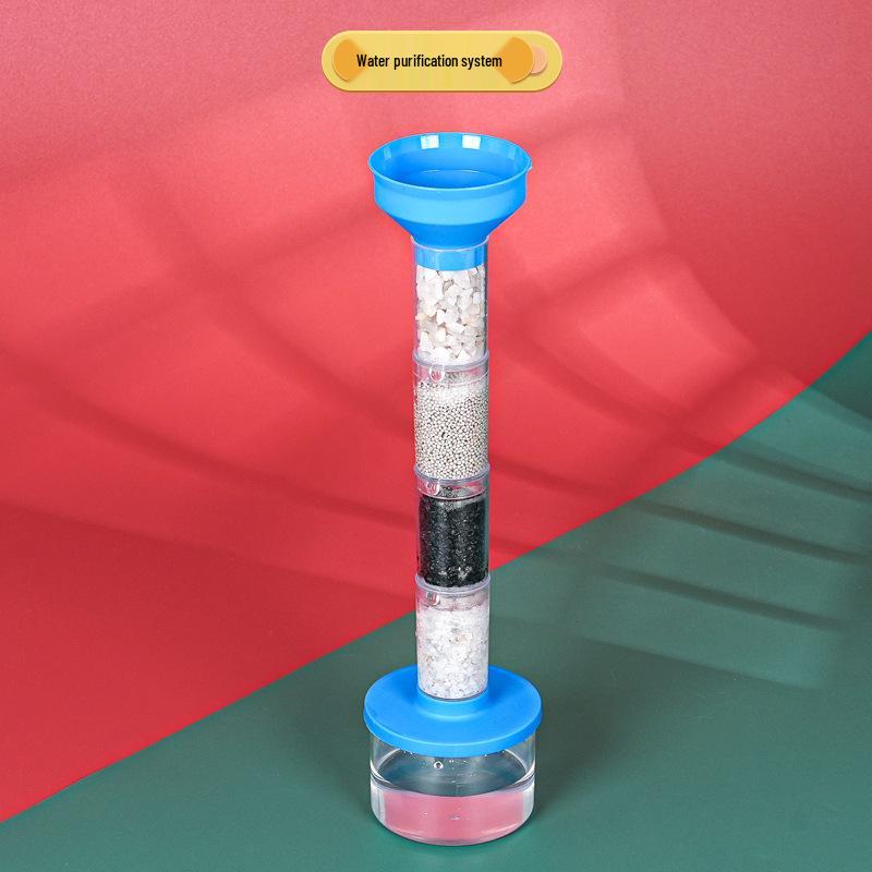 DIY Water Purification Science Kit: Homemade Sewage Treatment Model for Experiments